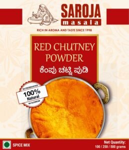 Red Chutney Powder by Saroja Masala